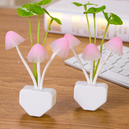 Veilleuse LED colorée en forme de champignon – Lampe apaisante en silicone de style chinois | 30 % de réduction + Livraison gratuite dans le monde entier