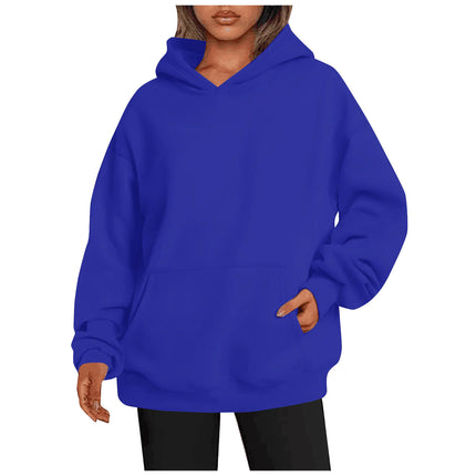 Women’s Oversized Pullover Hoodie – Casual Long Sleeve Sweatshirt