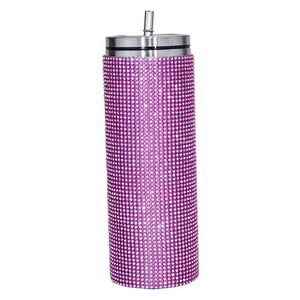 Stainless Steel Insulated Tumbler with Straw –Double Wall Travel Mug