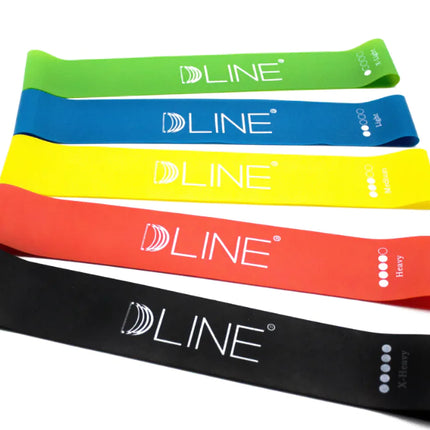 Yoga Resistance Bands – Set ofColor-Coded Fitness