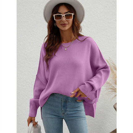 Women's Long Sleeve Crew Neck Sweater | Cozy Classic Pullover