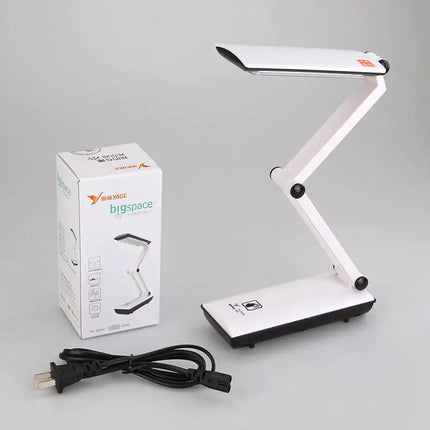 Dimmable Folding LED Desk Lamp – USB Rechargeable, Touch Control, Portable Mini Light for Kids & Office