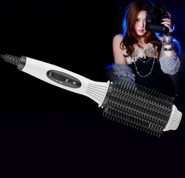 Hair Straightener & Curling Comb – Fast Heating Styling Tool for All Hair Types