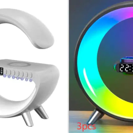 Multifunctional Smart Atmosphere Lamp – Wireless Charger & Bluetooth Speaker