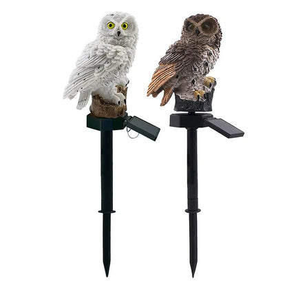 “Solar Owl LED Garden Pathway Light – Waterproof Outdoor Lawn Decor”