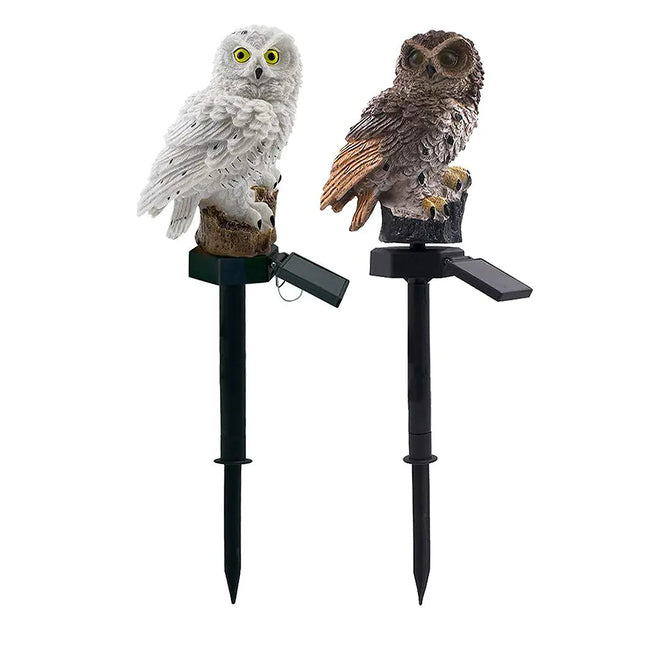 “Solar Owl LED Garden Pathway Light – Waterproof Outdoor Lawn Decor”