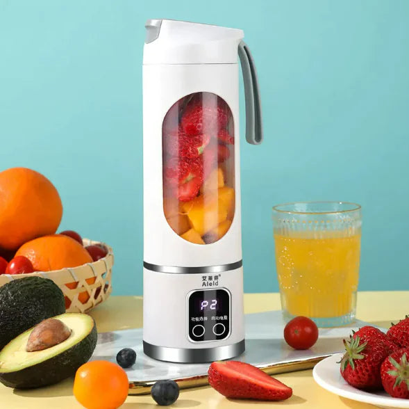 Portable Smoothie Blender Bottle – Rechargeable & Travel-Friendly