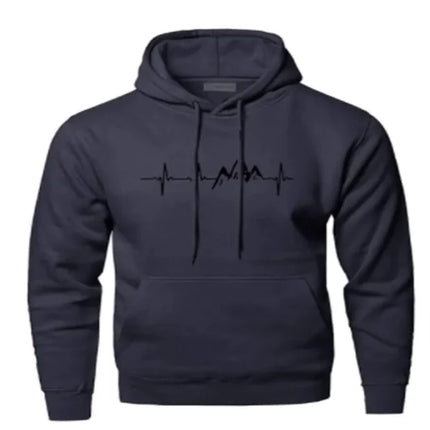 Creative Hooded Sports Hoodie – Lightweight Polyester Pullover