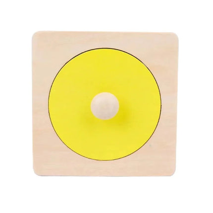 Montessori Wooden Geometric Panel Puzzle – Early Learning Toy