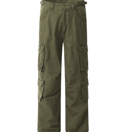 Women’s American Pocket Woven Overalls – Loose Slim Fit Casual Style