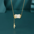 22K gold necklace / 925 silver