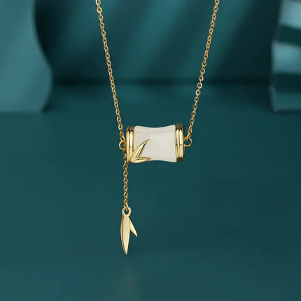 Sterling Silver Tianyuzhu Bracelet & Necklace Set