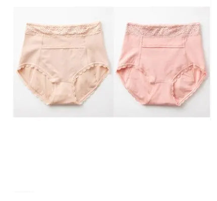 High-waisted cotton period underwear for women leak protection

Women’s period panties with lace side design
