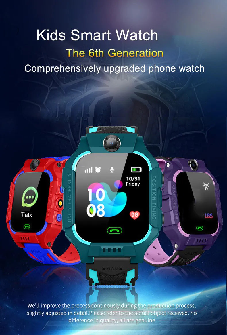Kids Smart Watch with GPS Tracker – Waterproof, Safe & Two-Way Communication