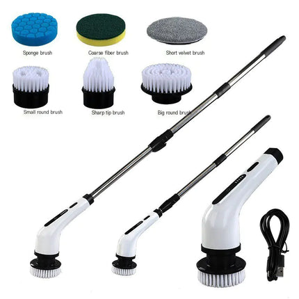 Multifunctional Electric Cleaning Brush – Bathroom & Kitchen Tool