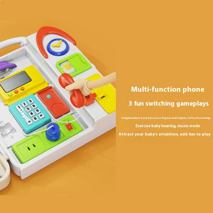 Bookhouse Montessori Busy Board – Interactive Learning Toy for Kids