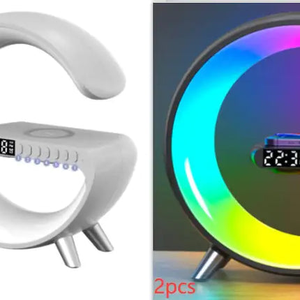 Multifunctional Smart Atmosphere Lamp – Wireless Charger & Bluetooth Speaker
