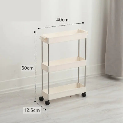 Versatile Slim Storage Rack – Multi-Layer Home Organizer