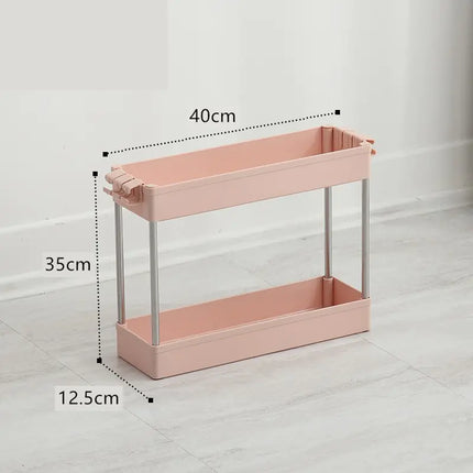 Versatile Slim Storage Rack – Multi-Layer Home Organizer