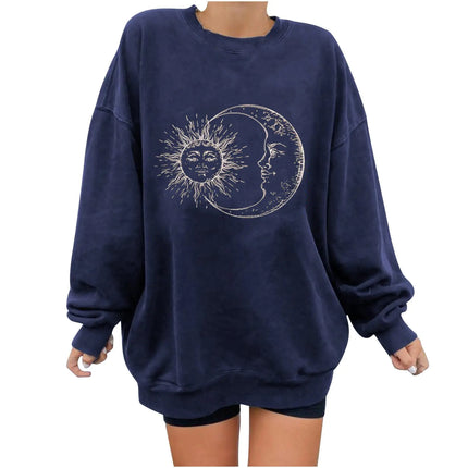 Personalized Printing Loose Plus Size Fashion Sweater – Women’s Cozy Fleece