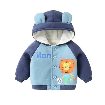 Cozy Baby Hooded Jacket – Warm & Stylish Outerwear for Boys & Girls