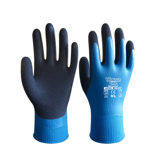 “Latex waterproof non-slip gloves for cleaning, fishing, and maintenance work”