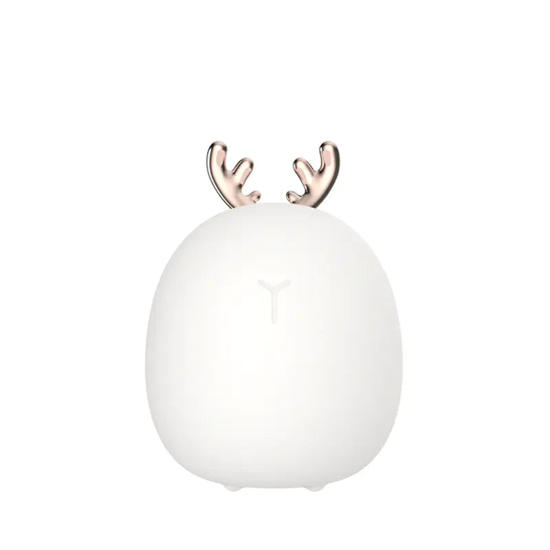 Creative Rabbit LED Touch Lamp – Cute Night Light with Silicone Antlers | 30% Off + Free Worldwide Shipping