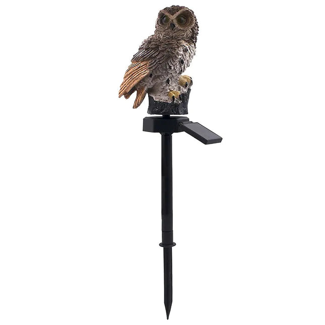 “Solar Owl LED Garden Pathway Light – Waterproof Outdoor Lawn Decor”