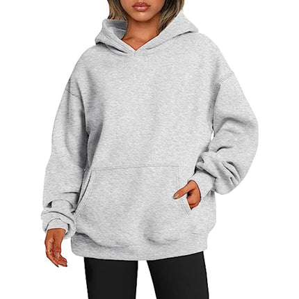 Women’s Oversized Pullover Hoodie – Casual Long Sleeve Sweatshirt