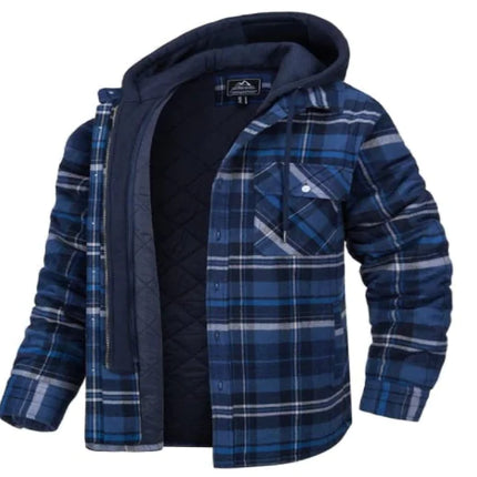 Quilted Lined Flannel Shirt Jacket – Stylish & Cozy Outerwear