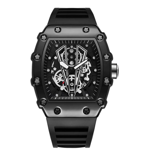 “Men’s sports fashion quartz watch with bold dial”

“Water resistant men’s athletic watch design”

“Durable quartz sports watch for active men”

“Modern men’s sports watch for gym and outdoor use”

“Black sports watch with rugged design for men”
