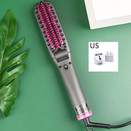 Dual Purpose Negative Ion Electric Straight Hair Comb – Wet & Dry Ceramic Styling Tool