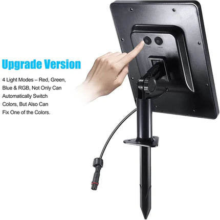 RGB Submersible Solar Garden Spotlights – Waterproof Pathway & Pond Lighting