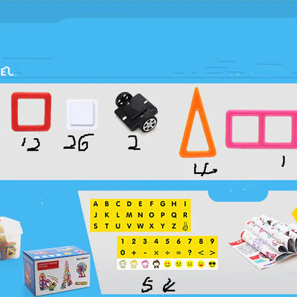 Magnetic Building Blocks Set – Educational STEM Toy for Early Learning