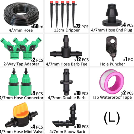 Kit d'arrosage automatique de jardin 50 m – Système goutte-à-goutte avec minuterie (30 % de réduction + livraison gratuite)