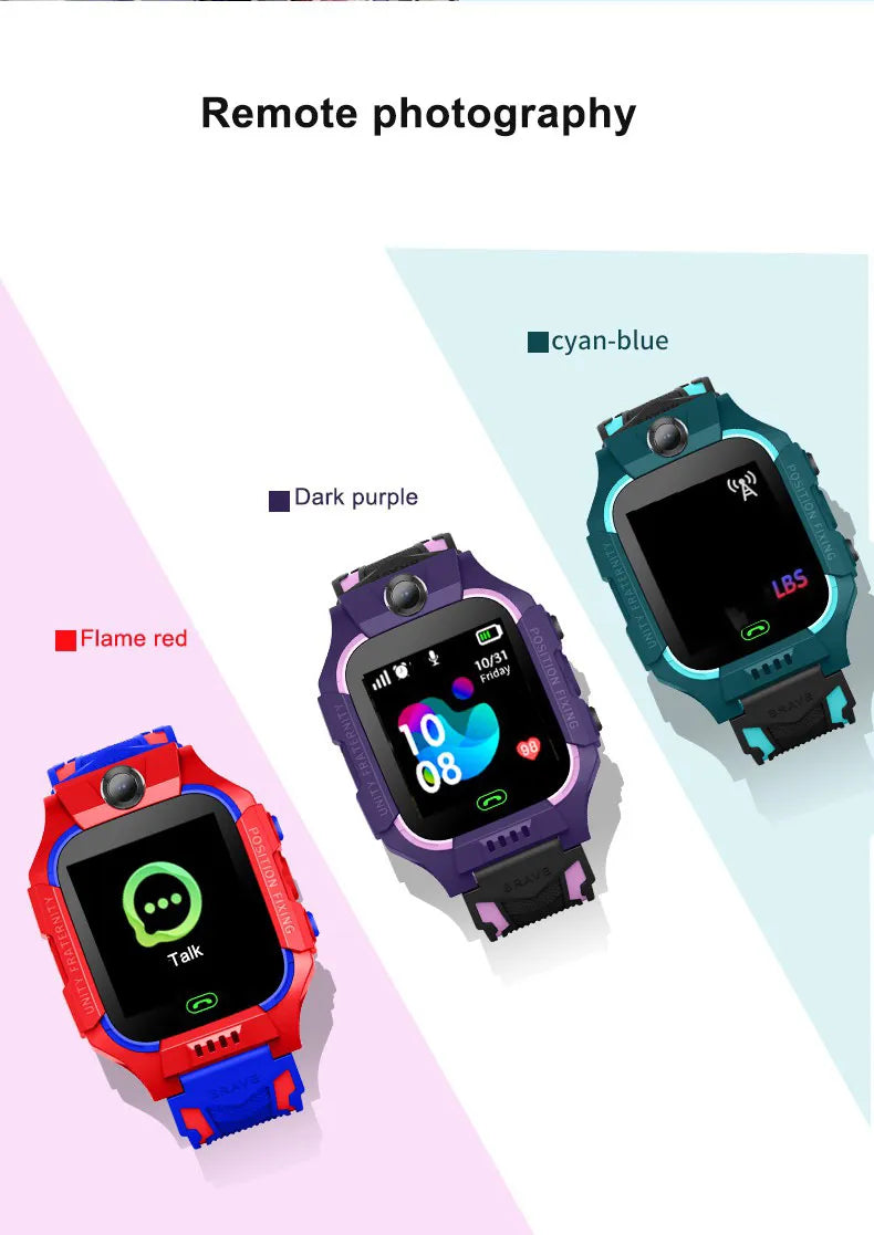Kids Smart Watch with GPS Tracker – Waterproof, Safe & Two-Way Communication