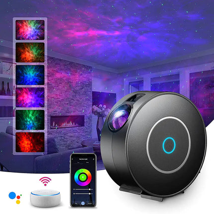 “Smart Control Laser Star Projector Night Light – App & Wi-Fi Enabled”
