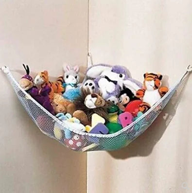 Toy Storage Hammock for Kids – Corner Hanging Organizer for Playroom & Bedroom