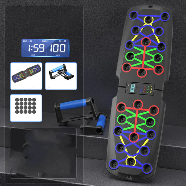 Power Flex Push-up Board – Multi-Functional Strength Training System for Chest, Arms & Back