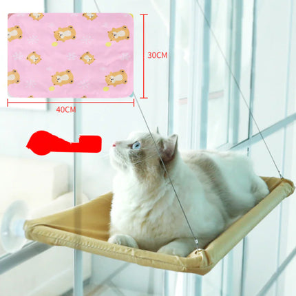 Cat Hammock Window Bed – Suction Cup Sunny Window Perch