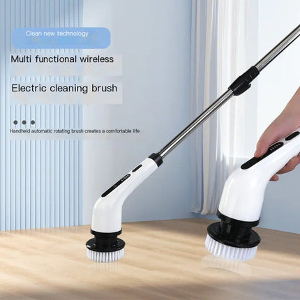 Multifunctional Electric Cleaning Brush – Bathroom & Kitchen Tool