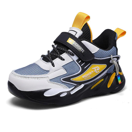 Kids Breathable Mesh Sneakers – Lightweight Non-Slip Active Shoes
