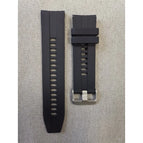 Black rubber strap