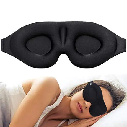 Contoured Sleep Eye Mask – Light Blocking & Ultra-Comfort Fit