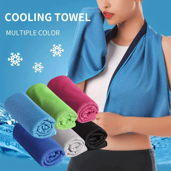 Quick Drying Cooling Towel – Lightweight Hyper-Evaporative Sports Towel