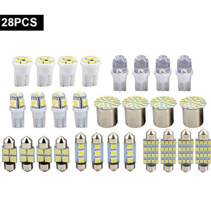 Car Interior LED Light Bulb Set – Dome, Map, Door, Trunk, License Plate