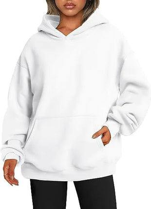 Women’s Oversized Pullover Hoodie – Casual Long Sleeve Sweatshirt