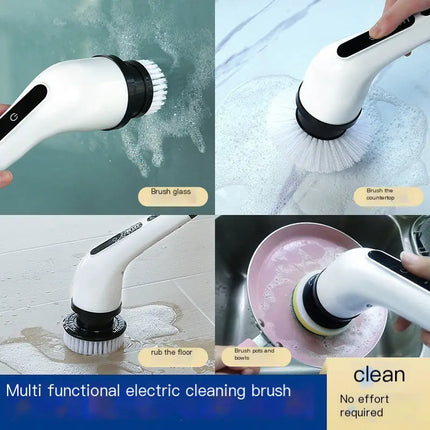 Multifunctional Electric Cleaning Brush – Bathroom & Kitchen Tool