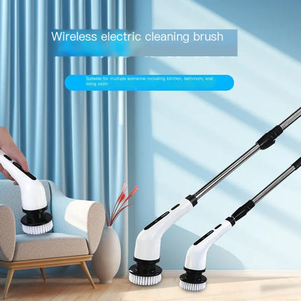 Multifunctional Electric Cleaning Brush – Bathroom & Kitchen Tool