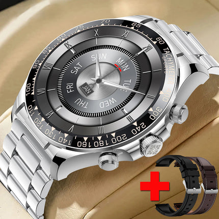 Stylish Round-Screen Smartwatch for Fitness & Daily Use | Health Tracking, Smart Notifications